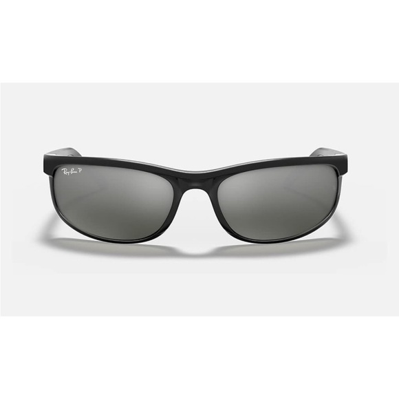 Ray Ban RB2027 PREDATOR 2 Sunglasses Color:Black/Dark Grey Polarized Code:601/W1 - Picture 2 of 6